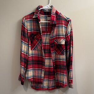 Altar'd State Red Flannel Shirt